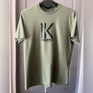 Karl Lagerfeld cotton crew T-Shirt, size Large